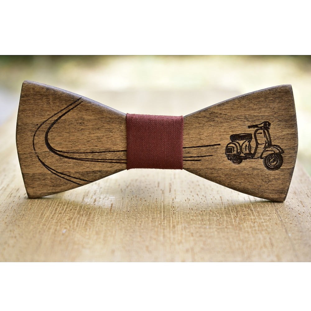 Ανδρικό Ξύλινο Παπιγιόν Vespa