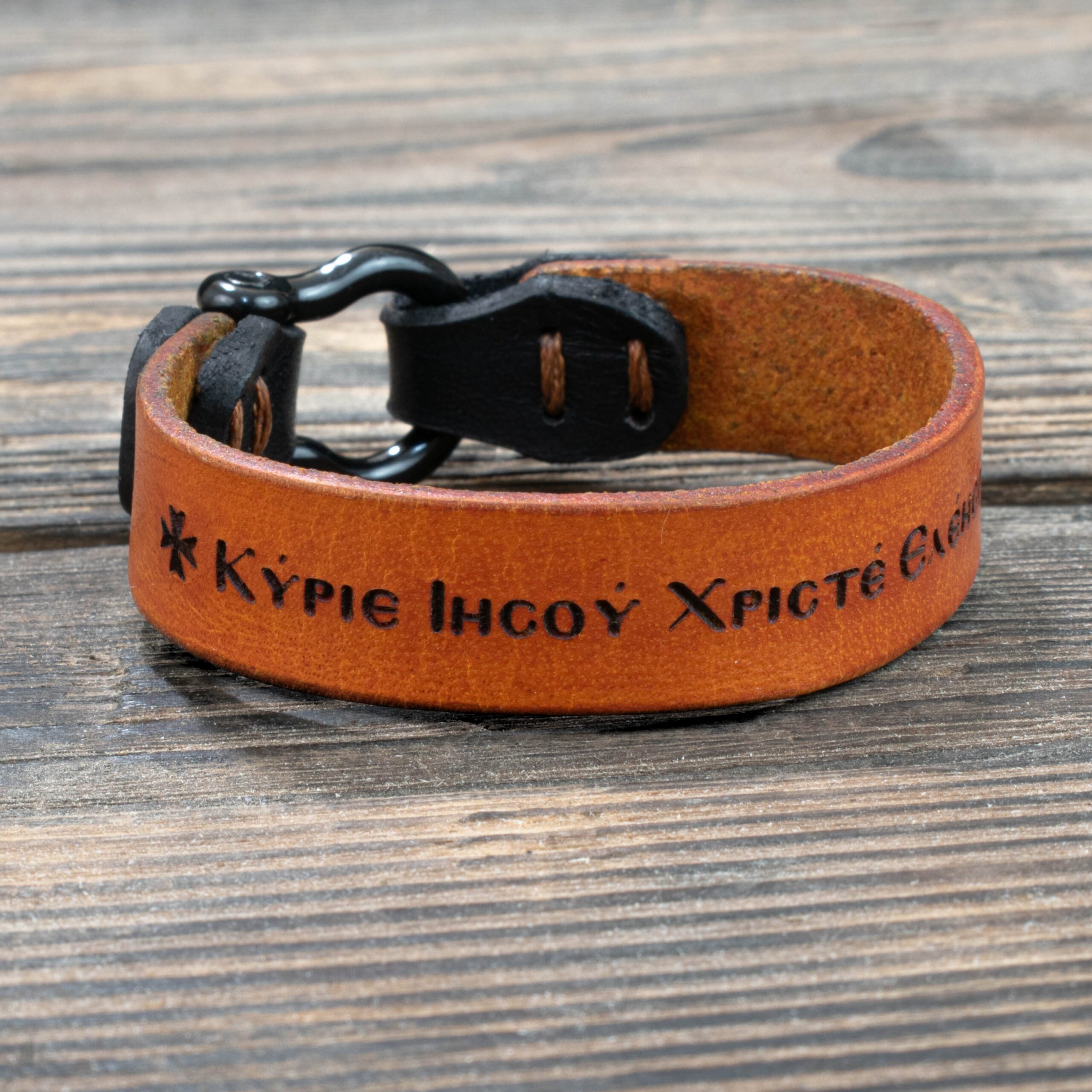 Βραχιόλι Δερμάτινο με Κρίκο - Image 4