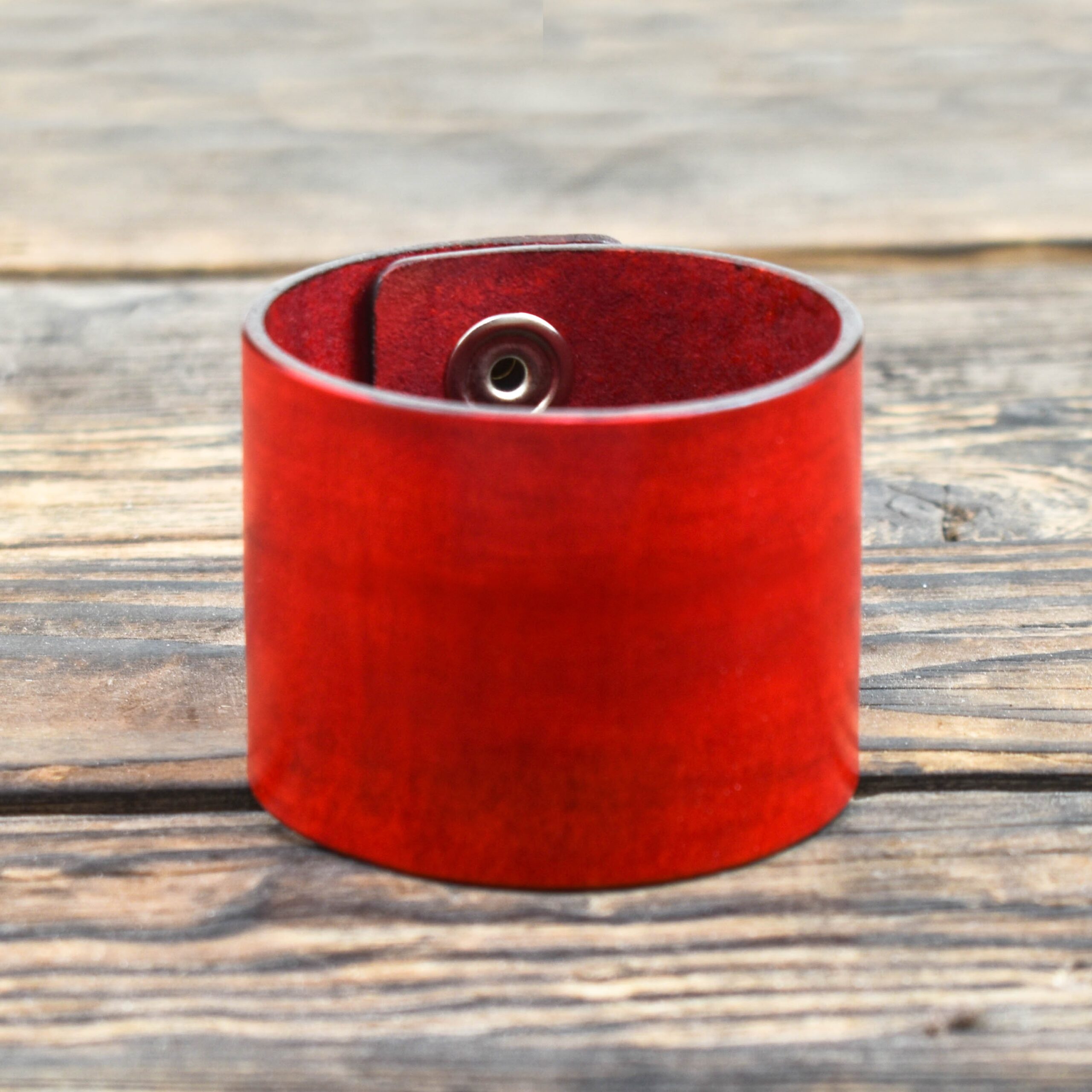 Δερμάτινο Περικάρπιο Κόκκινο 5cm - Image 6