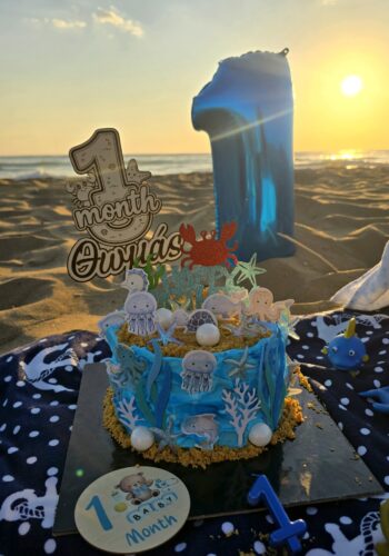 Ξύλινο Cake Topper για τους Μήνες του Μωρού - Image 4