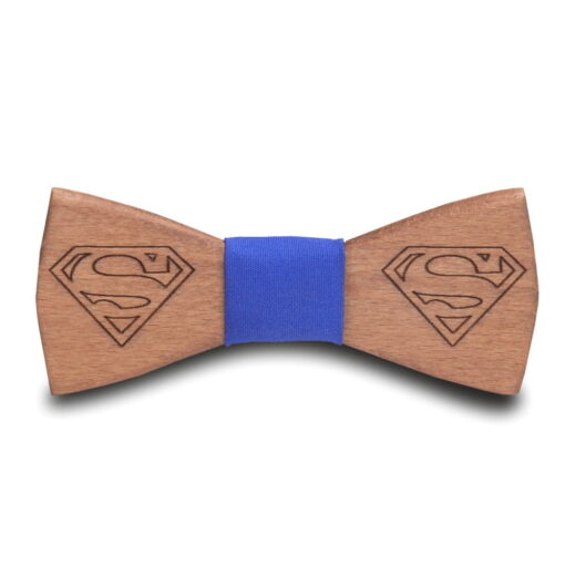 Παιδικό Ξύλινο Παπιγιόν Superman - Image 2